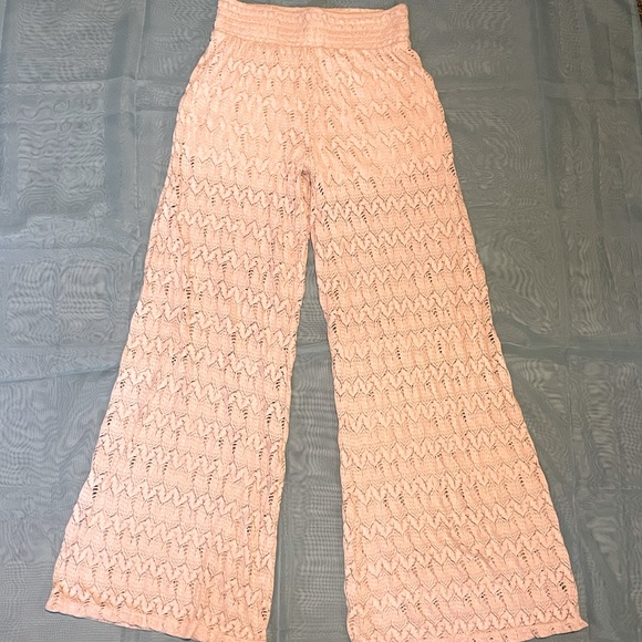 Pants - Small/Medium elastic handmade lace hippie pants.